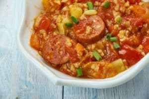 Requirements to make a homemade Jambalaya